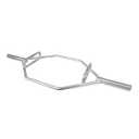 CAP Barbell Olympic Hex Trap Bar with Combo Grips, Shrug Deadlift Bar - Chrome