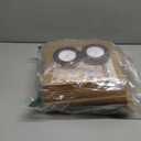 COTOPHER 30Pcs Cookie Boxes with Ribbons, 9x6x3 Inch Bakery Boxes with Window, Brown Treat Containers for Pastries, Chocolate Covered Strawberries, Dessert, Easter Candy, Muffins, Donuts