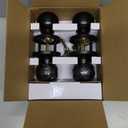 [2 Pack] BESTTEN Keyed Entry Door Knob, Entrance Door Lock, Keyed Different, Standard Ball, Matte Black