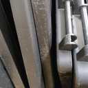 IRIS USA 24" 6-Panel Pet Dog Puppy Playpen with Door, for Puppy Small Dogs Keep Pets Secure Easy Assemble Easy Storing Customizable Non-Skid Rubber Feet, Foldable, Black