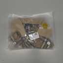 4 x Dog Tuxedo Wedding Suit Shirt with Bow Tie, Formal Outfit Tux Attire for Puppy Small Medium Dogs Cats Costume (Khaki Scarf, Large)