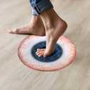 Veemoon 12PCS Halloween Horror Eyeball Wall Paste,Eyeball Balls Wall Stickers Murals for Halloween Window Clings Stickers (Blue1)