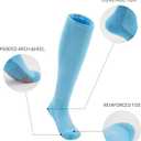 QBK Toddler Baseball Socks And Belt Youth Softball Tee Ball Combo Set for Boy Girl (2 Pairs of Socks & 1 Belt) (Blue)