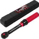 1/4-Inch Torque Wrench, Dual-direction Small Torque Wrench 20-220in.lb/2.3-24.9Nm, 72 tooth High Precision Professional with Dual Range Scales