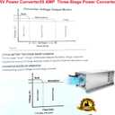 WF-9855 55 Amp Power Converter, Rv Power Converter, WF-9855-AD, Replace for RV Trailer Camper 9800 Series, WF-9855-AD, 55 Amp Power Converter for Rv