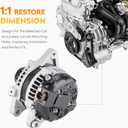 Alternator for Toyota Corolla L4 1.8L 2009-2013, Scion xD 2008-2014 1.8L L4, Pully Size 55MM OD (Not for 63MM OD), 104210-5480, 27060-0T040, 27060-0T041, 27060-37040, 88975507, 110A, 11386N