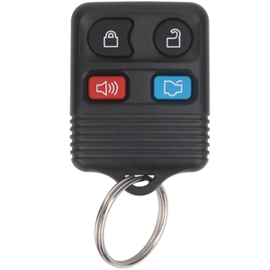 Keyless Entry Remote Key Fob Compatible with Ford Escape Explorer Expedition Focus Fusion Mustang Taurus, Lincoln, Mercury, Mazda, Replacement for CWTWB1U345, 4 Button