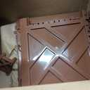 Pure Garden Lattice Design Outdoor Planter Box, Brown, 14.75” x 13”
