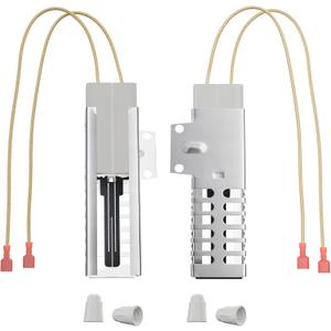 2 Pack PB040001 Gas Oven Igniter with 4 Ceramic Wiring Caps, Replaces AP5315579 065650000 SGR4001 792263, Fits Viking Oven Burners