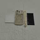 CAPRARO Magnetic for iPhone 17 Pro Case for Women Girls, Upgraded [Full Camera Protection] [Compatible with MagSafe] Cute Wave Translucent Matte Phone Case for iPhone 17 Pro, Stone