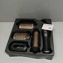 Hair Dryer Brush Set, Multifunctional Hot Air Brush for Salon Blowouts, Negative Ion Technology & Quick Drying, Shiny and Less Frizz, Black Gold