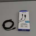 6 Foot Braided Nylon Micro Black Chrome USB Charge/Sync Cable