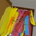 Geyee 36 Pcs Mexican Paper Flowers Colorful Fiesta Tissue Paper Flowers Pom Poms Mexican Carnival for Floral Party Backdrop Wedding Birthday Party Craft (6" 8" 10")