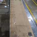 VASAGLE Farmhouse TV Stand for TVs up to 80 Inches, Entertainment Center with Storage Cabinets and Sliding Barn Doors, Media Console Table for Living Room, Rustic White and Honey Brown ULTV537W01