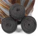 P4/Grey Bundles Human Hair 24 26 28 Inch Straight Highlight Chocolate Grey Human Hair Bundles 12A Unprocessed Brazilian Virgin Hair Quick Weave for Black Women