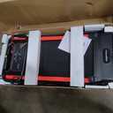 Portable Treadmill with Handle, 3.0HP Walking Pad Treadmill, Electric Compact Treadmills,Treadmills for Home Small Space with 12 Preset Programs, Walking Pad with Handle,300 LBS Capacity