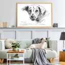 Rustic Oak 24x36 Frame - Single Frame, 24 x 36 Poster Frame for Artwork, Puzzles, Photos and Movie Posters Picture Frames