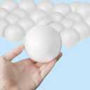 Polystyrene Craft Balls 4 Inch -White Art Decoration Foam Balls, Household, School Projects, Christmas and Easter Party Decorations(24 Pack)