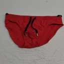 MIZOK Men's Swimwear Bikini Swimming Briefs Drawstring Swimsuits Board Surf Shorts Trunks (Large, Red)