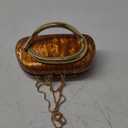 Clutch Purses for Women Formal, PU Leather/Marble Acrylic Evening Bags with Chain, Trendy Metal Handle Purses 2025