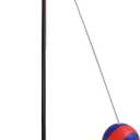 Tetherball and Rope,Full-Size Soft Rubber, Portable Tetherballs with Soft Rope - Great Outdoor Game for Family Fun Play