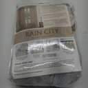 RAIN CITY Beige Sheer Curtains 132 Inches Long with Pinch Pleat,Memory Trained Pleated Drapes Hooks Linen Textured Boho Extra Long 11 ft Curtain for Dining Bedroom 42 Inch Wide Each Panel