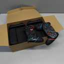 Pro Controllers Accessories Bundle for Nintendo Switch 2 18-in-1: Carrying Case, Screen Protector, Thumb Grip for Joycon, Dockable Console Protective Cover Shell, Steering Wheel, 2025 Switch2 Game Kit (2* Black Controllers (Leather Wrapped))