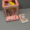 Rabbit Claw Machine for Kids, Mini Vending Machine with Game Coins & Music, Prize Dispenser Toys for Girls and Boys, Electronic Claw Game Machine for Party Birthdays, Includes 30 Mini Toys