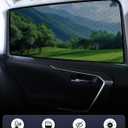 Car Window Shades for Volkswagen/VW Atlas(2018-2025), 2-Pack Rear Window Sun Shades for Baby Breathable Mesh, UV & Heat Blocker, Privacy Protection for Camping, Travel, Sleep & Nursing