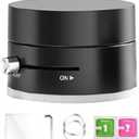 Vacuum Magnetic Car Phone Holder,Strong Suction Cup Mobile Phone Holder | Navigation Stand, 360-Degree Rotating, Adjustable Smartphone Stand for Shower Vehicle (Black)