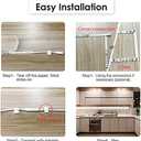 WOBANE Under Cabinet Lights, Kitchen LED Lighting Kit, 8 PCS 20inch LED Strip Light Bars with 24W Plug, RF Remote, Dimmable for Under Counter, Cupboard, Shelf, Showcase, Desk 6500K White,1900LM,13ft