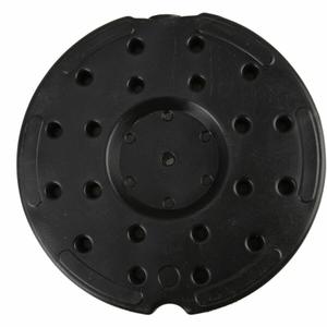Queue Pole Control Bases, 25Lbs, (3 Pack), Black