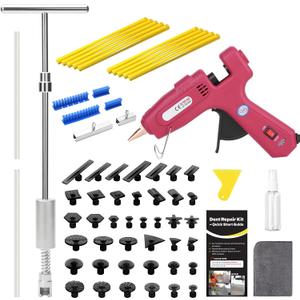VEXTRO Dent Puller Kit, Dent Removal Kit for Car Auto Body  Paintless Dent Repair with Slide Hammer, Dent Puller Tabs for Hail Damage, Door Dings, Auto Dent Pulling and Car Dent Repair