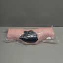 Cervical Neck Pillow for Pain Relief Sleeping, Neck roll Pillow Memory Foam for Stiff Neck Pain Relief, Travel Bolster Pillow for Bed for Side Sleepers Back Sleeper. (Pink)