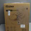 HOSPAN Collapsible Foot Spa with Heat, Bubble, Red Light, and Temperature Control, Foot Bath Massager with 8 Shiatsu Massage Rollers, Pedicure Foot Spa for Relaxation and Stress Relief, Black