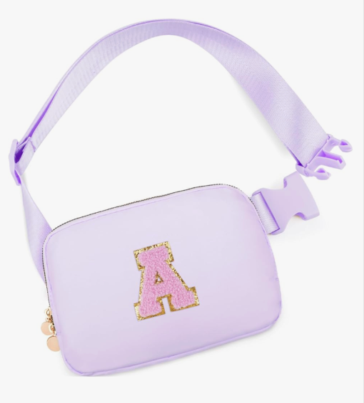 Birthday Gifts for 4 5 6 7 8 9 10 11 12 13 Year Old Girls,Gifts for Teens Kids Daughter Sister Her,Two Way Zipper Crossbody Bag Fanny Pack Belt Bag Cute Trendy Stuff - Lavender,A