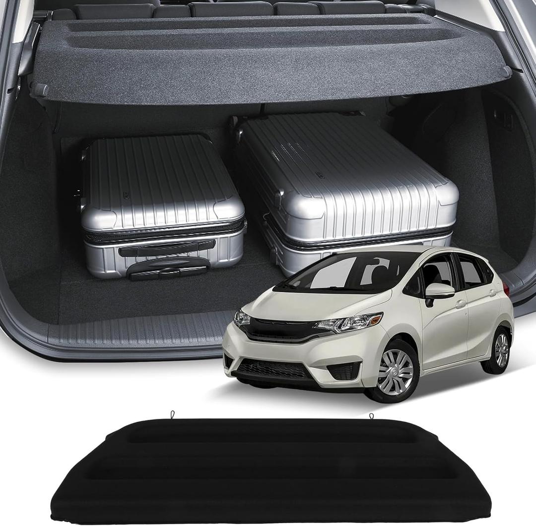 Cargo Cover for 2015-2020 Fit for Honda Fit 1.5L Retractable Rear Trunk Cargo Shade Luggage Security Cover Shielding Waterproof (41.7 In)