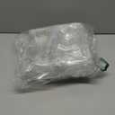 Golden Apple, Clear Plastic Square Hinged Food Container, 5" Length x 9" Width x 3" Depth, 20pieces