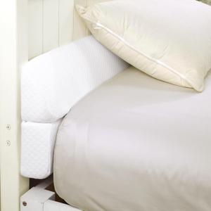 MABOZOO Pillow Wedge for Headboard Gap, White Bed Wedge Gap Filler King Size, Foldable Bed Wedge Pillow for Headboard, Foam Mattress Gap Filler, 76"x6"x6"