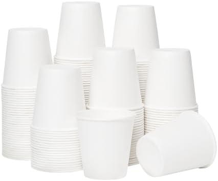 RACETOP [600 Pack] 3 oz Bathroom Paper Cups, Disposable Paper Cups, Small Mouthwash Cups, Ideal for Bathroom