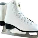 American Athletic Tricot Lined Ice Skates for Girls - Recreational Kids Figure Skates with Ankle Support, Padded Liner, Stainless Steel Blades - Suitable for Indoor & Outdoor Ice Skating (1)