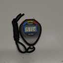 6 Pack Multi-Function Electronic Digital Sport Stopwatch Timer, Large Display with Date Time and Alarm Function,Suitable for Sports Coaches Fitness Coaches and RefereesBlack