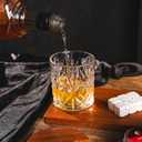 Whiskey Smoker Electric Set Bourbon Christmas Gifts for Men Old Fashioned Smoker Drink With 6 Wood Chips and 6 Whiskey Stones Food and Cocktail Smoked Kitchen Bar Tools Cool White Elephant Gifts Black