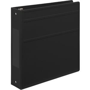 Carstens 2-Inch Heavy Duty 3-Ring Binder - Side Opening, Black, Durable Plastic, Precision No-Gap Rings, Waterproof Covers, No Pockets, Holds 300 Letter-Sized Sheets, BPA-Free, Made in USA (5829-3R) (Individual)