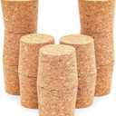 Juvale Cork Bottle Stoppers - 12-Pack, Size 22, Brown - Tapered Design for Easy Insert & Remove - Craft & DIY Projects