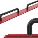 SDSNTE 24 In 16 Ga Steel Sheet Metal Folding Tool with Grips for Creating Uniform Folds Fits HVAC Applications and Pipefitter, Red, Pack of 1