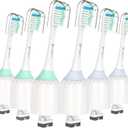 Toothbrush Heads for Philips Sonicare Replacement Heads E-Series, Essence, Xtreme, Elite, Advance and CleanCare Screw-On Electric Handles, Brush Heads for Philip Sonic Care, 6 Pack
