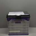 SINJEUN 4 Layers Fishing Tackle Box, Portable Fishing Tackle Storage Box, Fresh Water and Salt Water Tackle Box Kit Organizer for Fishing Accessories, 110 lbs Load Capacity