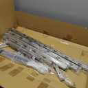 Kingston Brass SCC8278 L Shape 3-Tier Steel Construction Corner Towel-Rack, Brushed Nickel