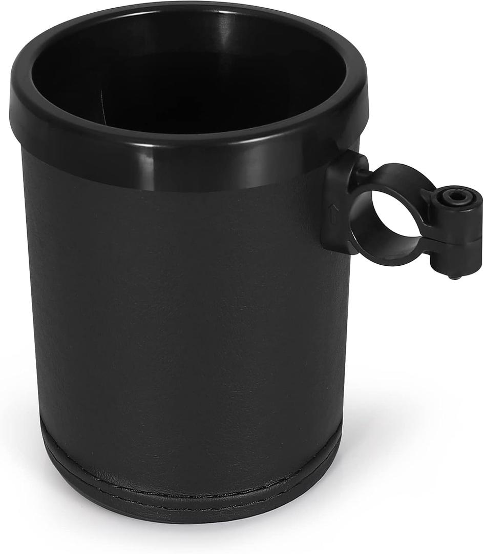 Accmor Bike Cup Holder, Bike Water Bottle Holders, Universal Bar Drink Cup Can Holder for Bicycles, Motorcycles, Scooters, Black